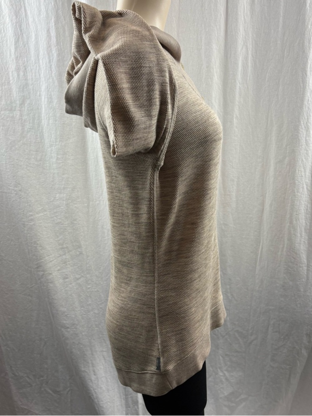 Icebreaker Women's Crave Hooded Sweater in Heather Taupe M - Picture 6 of 12